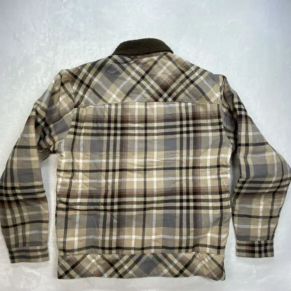 Scotch‎ & Soda Jacket shacket Mens S Sherpa Lined Plaid Flannel Chore Barn